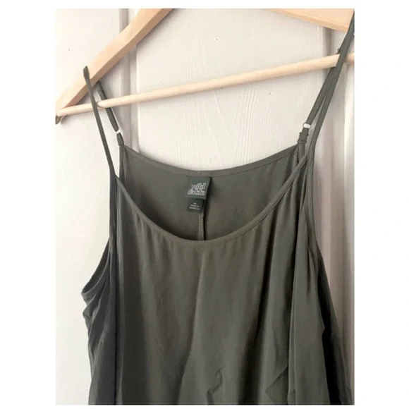 Wild Fable Olive Sun Dress - Picture 2 of 2